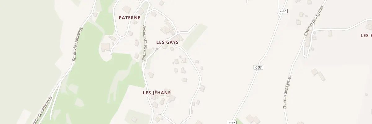 Plan du 5642 Les Gays à Châteauroux-les-Alpes