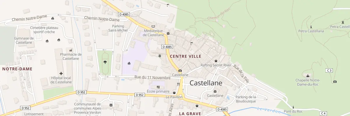 Plan du 29 Rue Nationale à Castellane