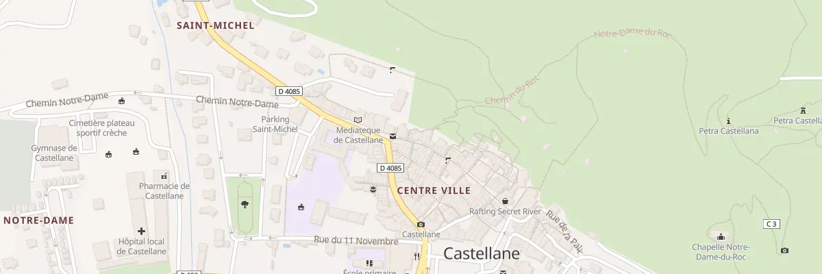 Plan du 5473 Rue Saint-victor à Castellane
