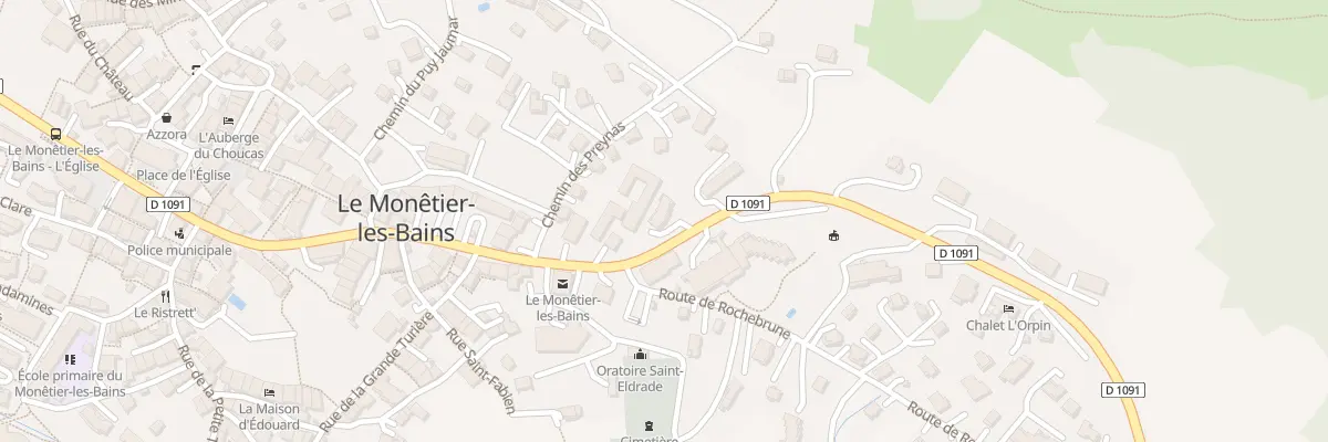 Plan du 677 Rte de Grenoble au Monêtier-les-Bains