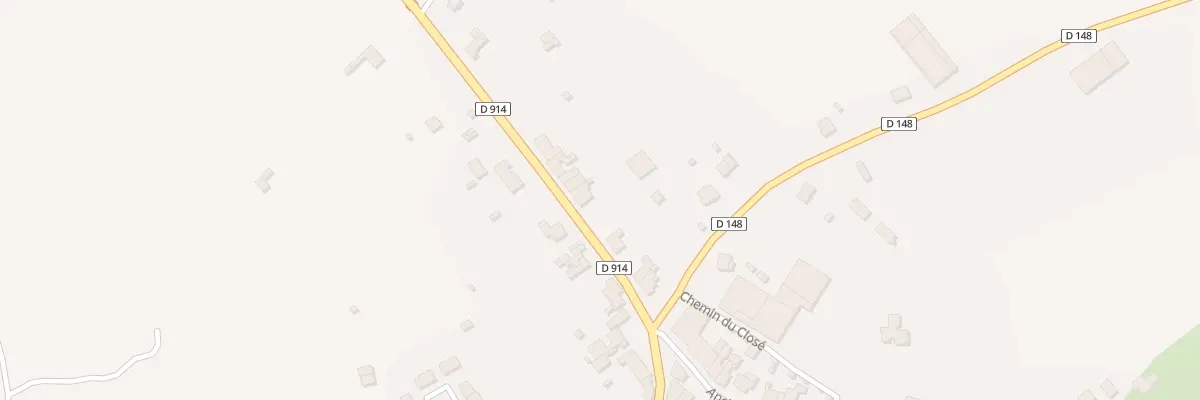 Plan du 8 Rue du Maréchal Foch à Gerbéviller