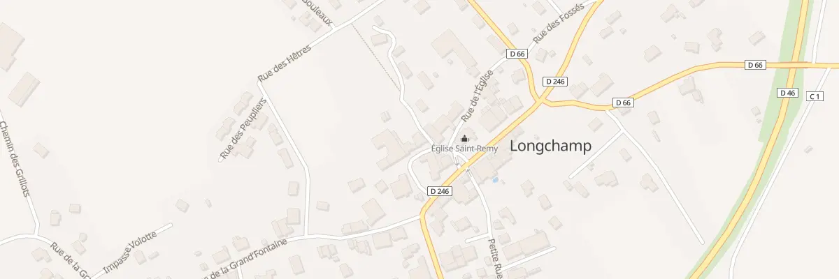 Plan du 7 Rue des Champs à Longchamp