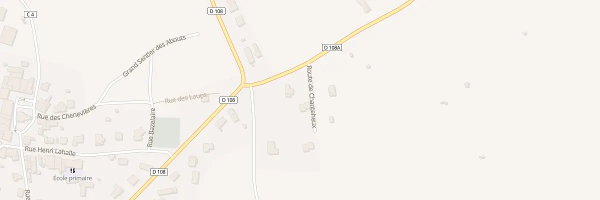 Plan du 8 Rte de Chanteheux à Jolivet
