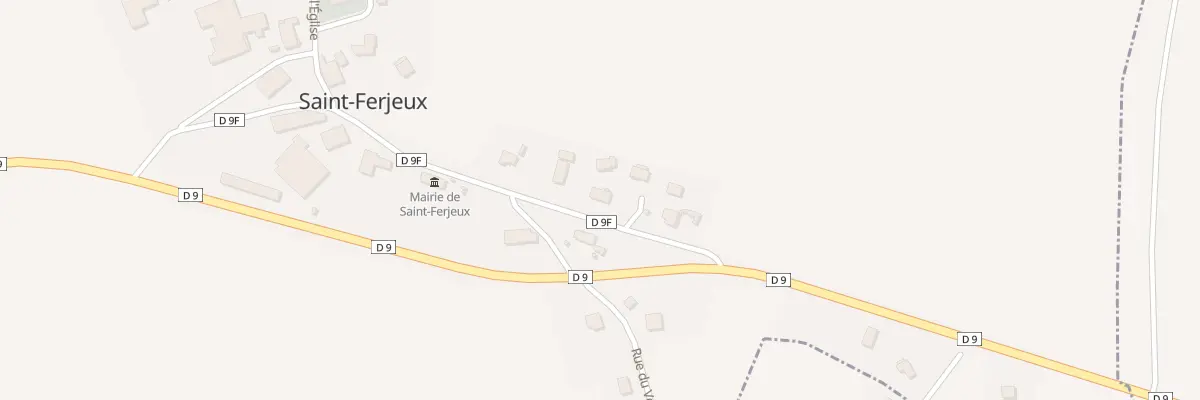 Plan du 5 Terre Rouge à Saint-Ferjeux