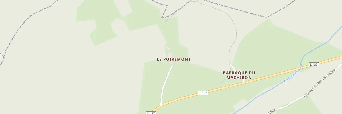 Plan du 2 Rte de Belmont à La Lanterne-et-les-Armonts