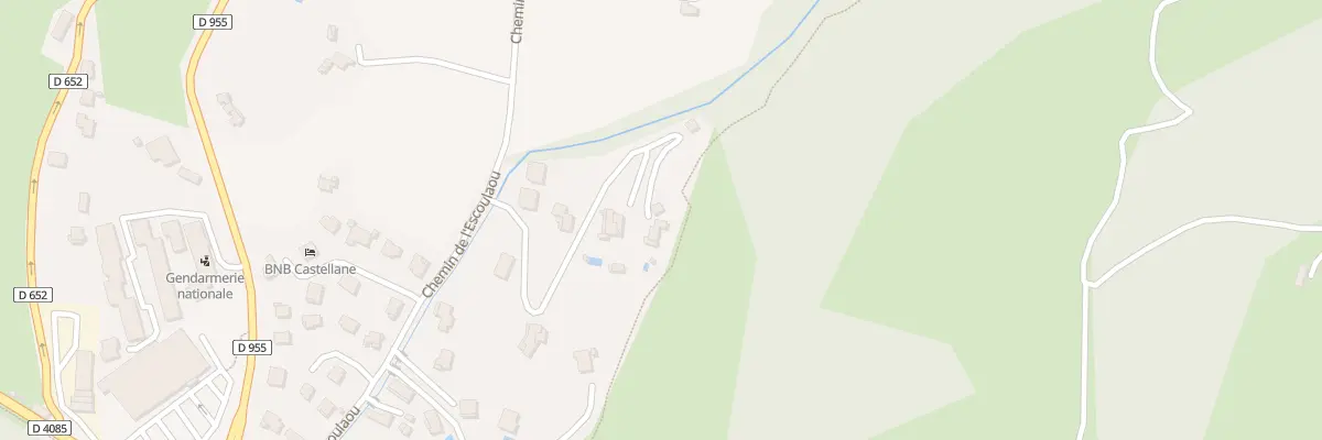 Plan du 7376 L’Escoulaou Est à Castellane