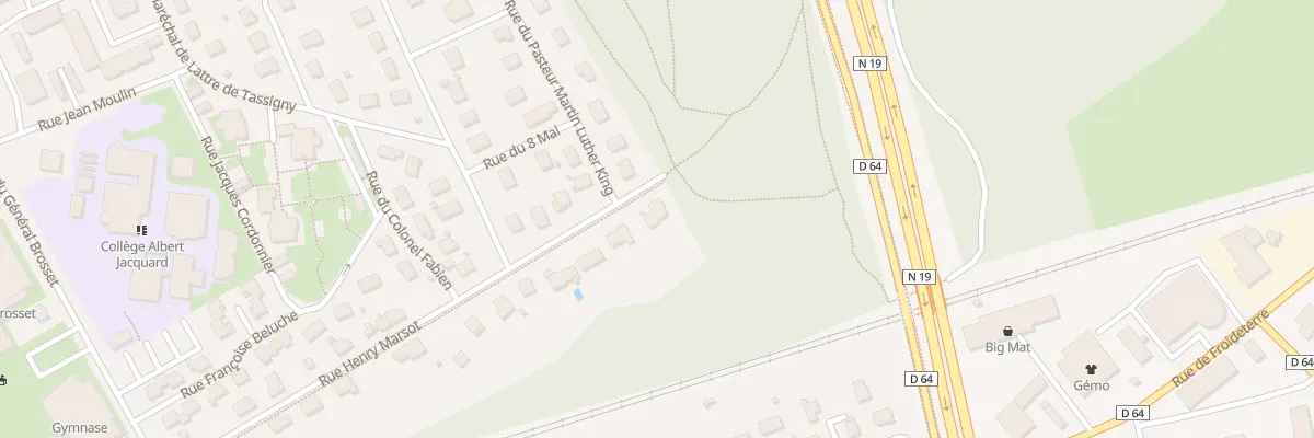 Plan du 92 Rue Henry Marsot à Lure