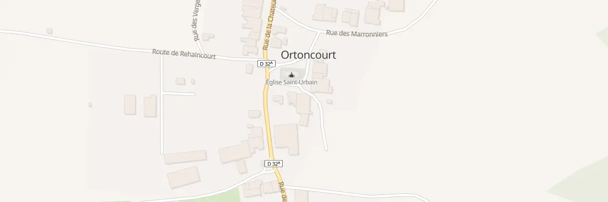 Plan du 6 Rue de l’Eglise à Ortoncourt