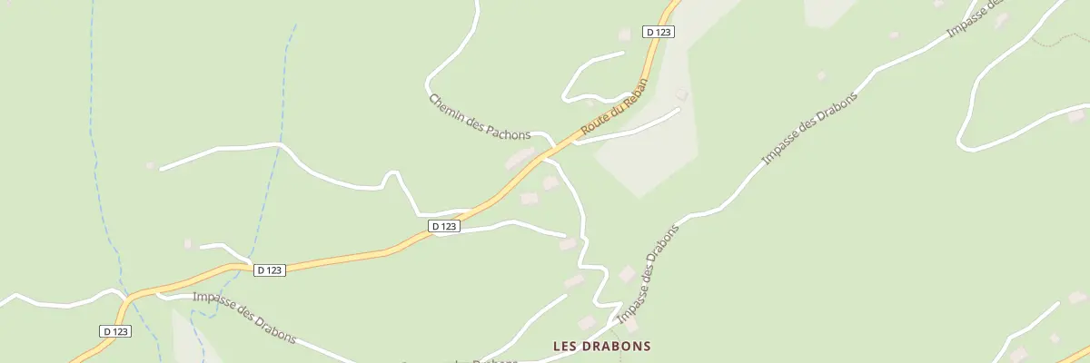 Plan du 592 Rte du Reban à Villard-sur-Doron