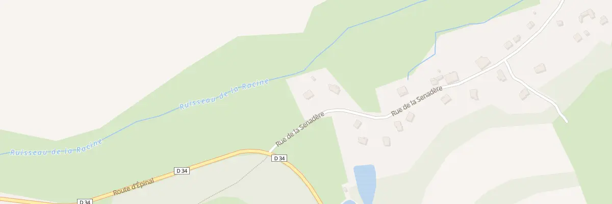 Plan du 28 Rue de la Senadère à Raon-aux-Bois