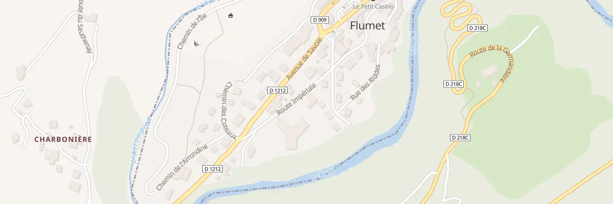 Plan du 126 Rte Impériale à Flumet