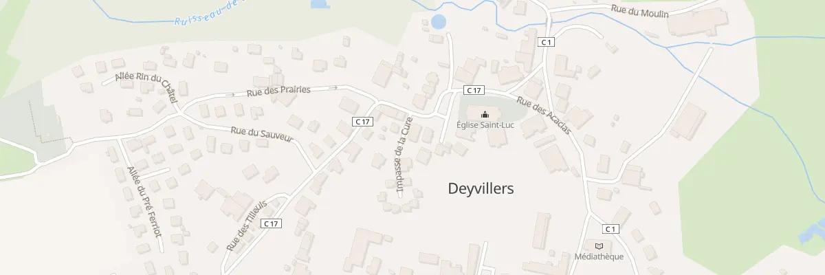 Plan du 12 Rue de la place Saint-Luc à Deyvillers
