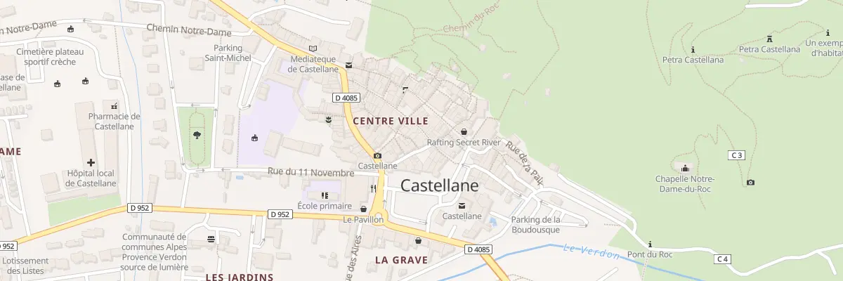Plan du 7B Rue du Mazeau à Castellane