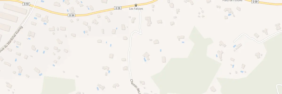 Plan du 1245 Che des Faïsses Orientales à Draguignan
