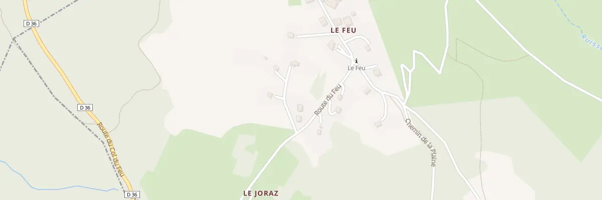 Plan du 271 Rte du Feu à Vailly