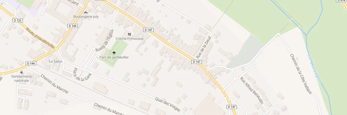 Plan du 52 Rue Saint-pierre à Gerbéviller
