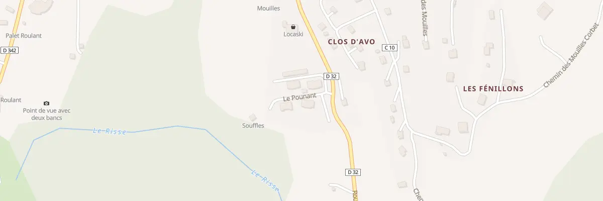 Plan du 1371 Rte des Montagnes à Bellevaux
