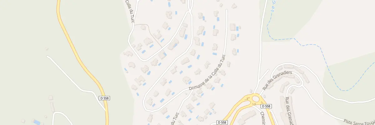 Plan du 45 La Colle du Turc à Grimaud
