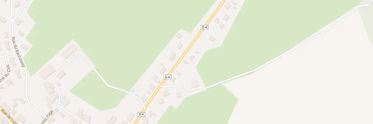 Plan du 34 Rue de la Vergenne à Athesans-Étroitefontaine