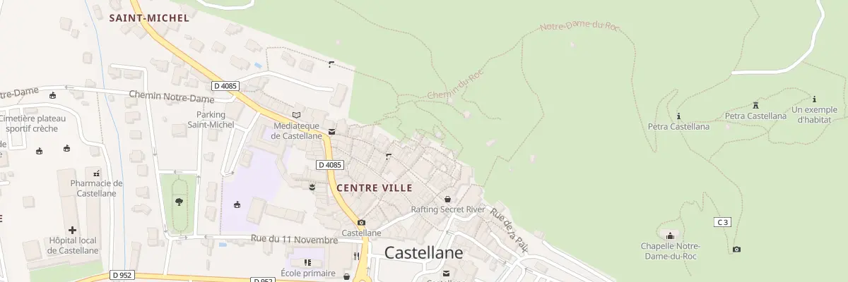 Plan du 7214 Le Baous à Castellane