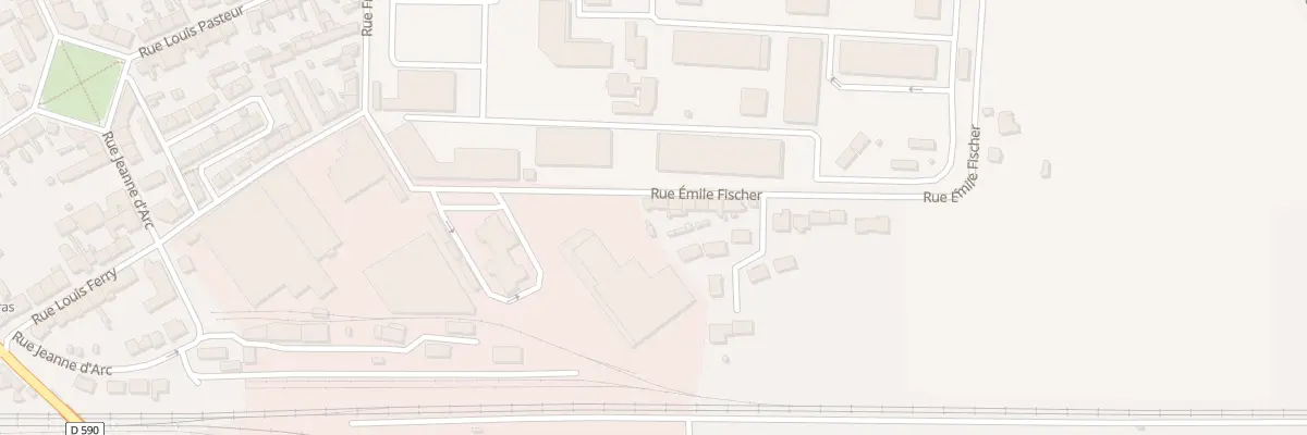 Plan du 16 Rue Emile Fischer à Lunéville
