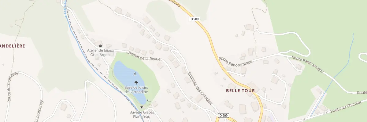 Plan du 5446 La Revue à Flumet
