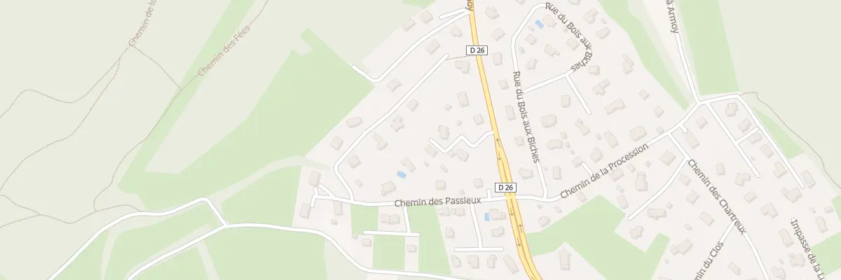 Plan du 2616 Rte d’Armoy à Armoy
