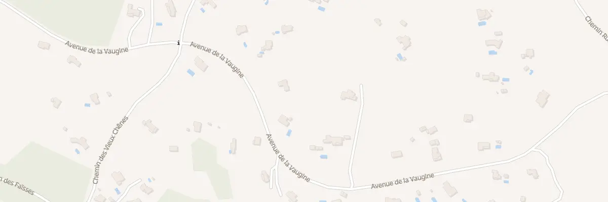 Plan du 2325 Av de la Vaugine à Draguignan