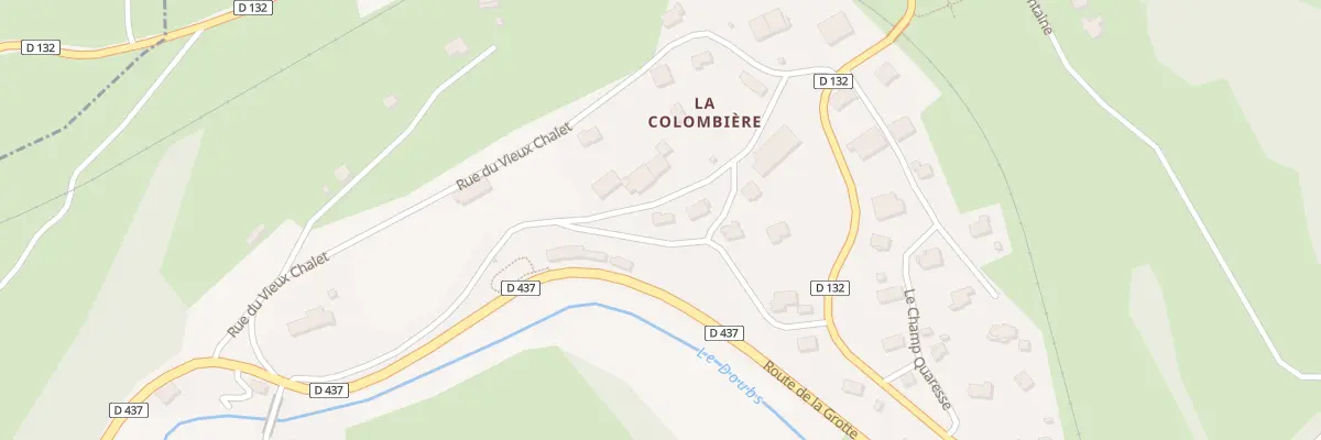 Plan du 7 Pl de la Colombière aux Combes