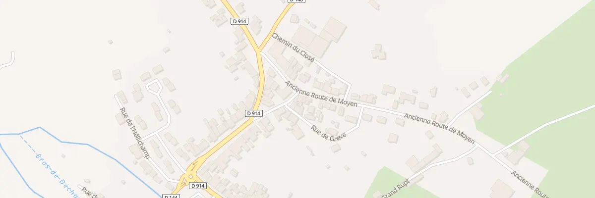 Plan du 8 Rue de la Vacherie à Gerbéviller