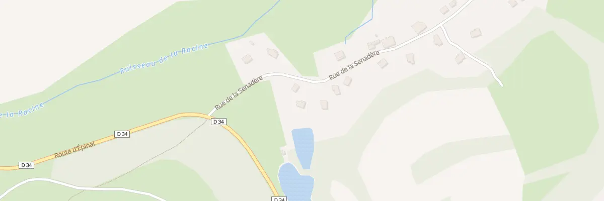 Plan du 21B Rue de la Senadère à Raon-aux-Bois