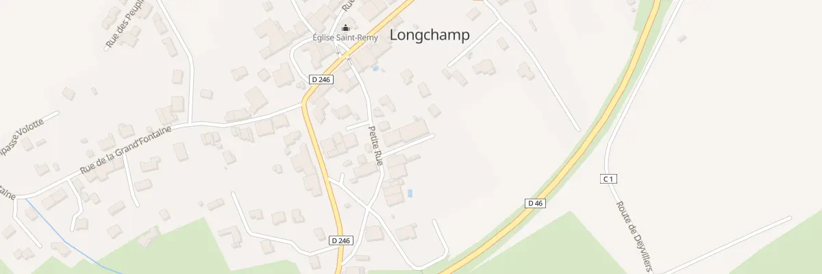 Plan du 111 Ptr Petite Rue à Longchamp