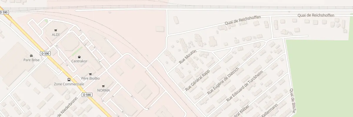 Plan du 3 Rue du General Mouton à Lunéville