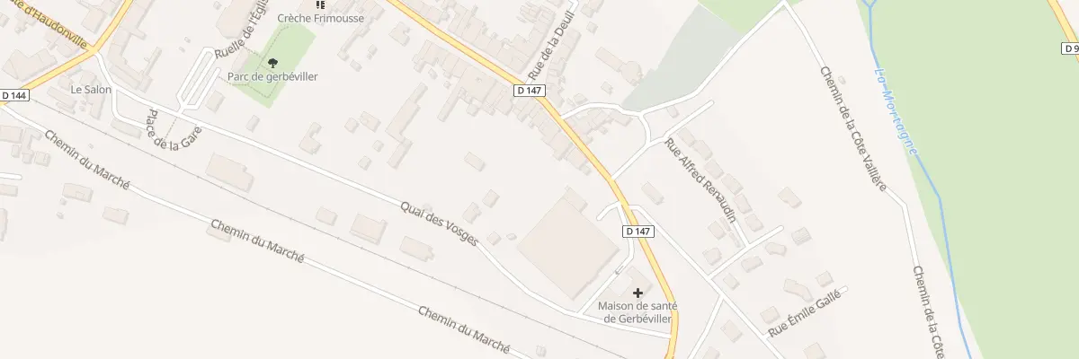 Plan du 66 Rue Saint-pierre à Gerbéviller