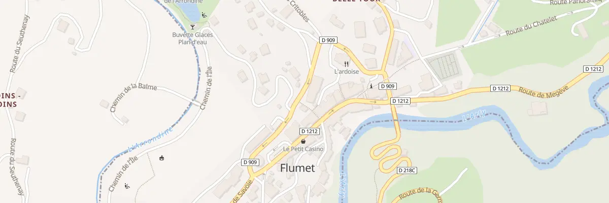 Plan du 218 Av du Lac à Flumet