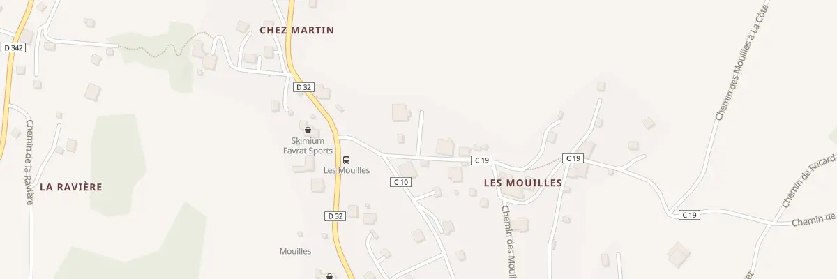 Plan du 103 Rte des Mouilles à Bellevaux
