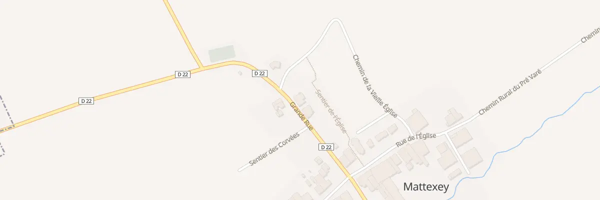 Plan du 34 Grande Rue à Mattexey