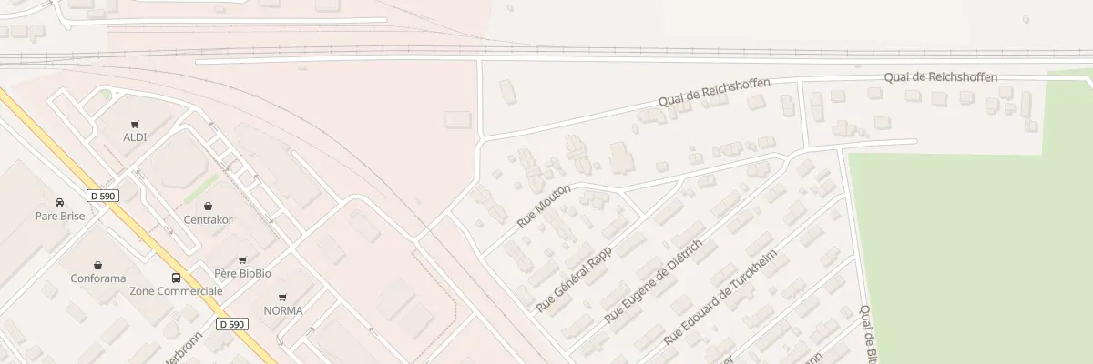 Plan du 11 Rue du General Mouton à Lunéville