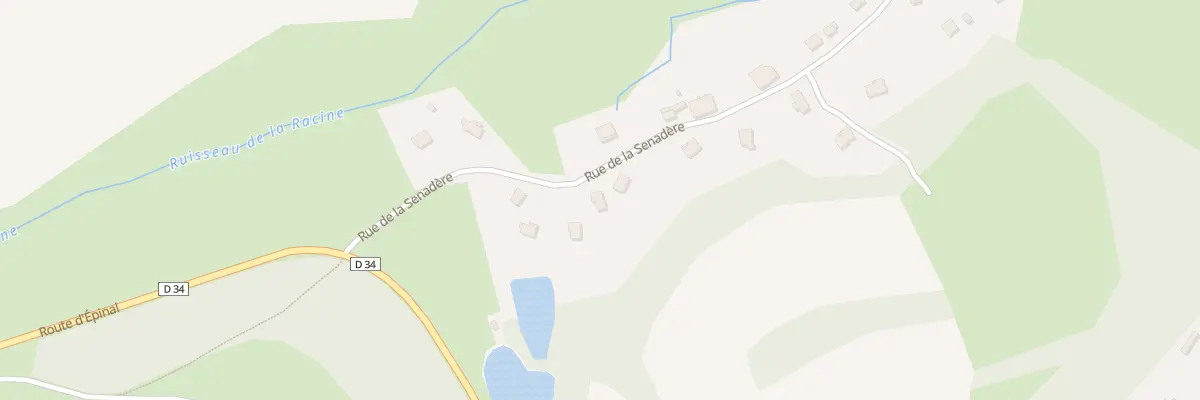 Plan du 19 Rue de la Senadère à Raon-aux-Bois