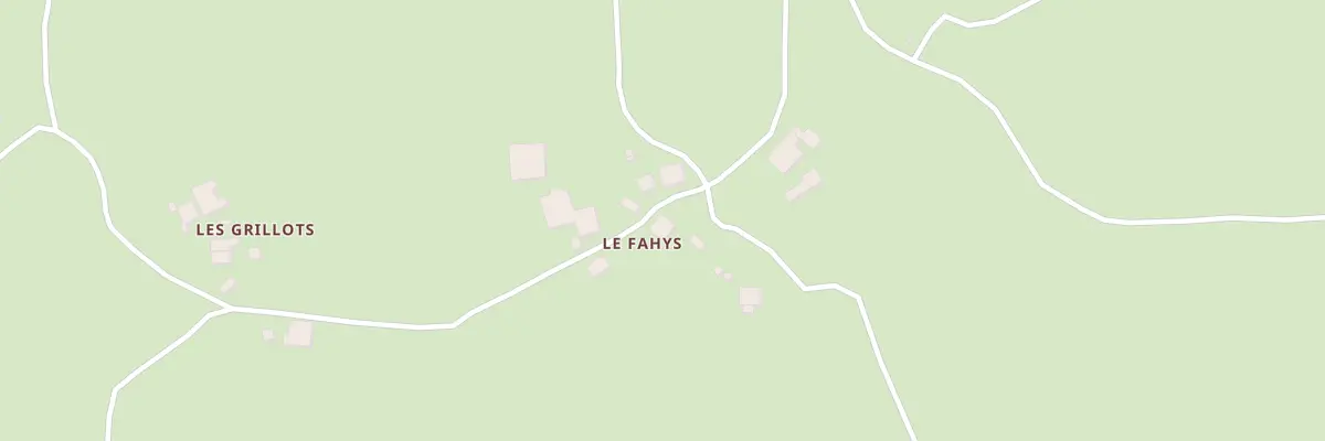 Plan du 609 Le Fahys à Saint-Bresson