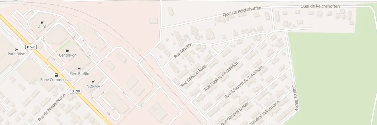 Plan du 12 Rue du General Mouton à Lunéville