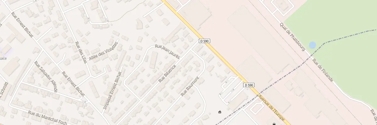 Plan du 7 Rue Béatrice à Lunéville