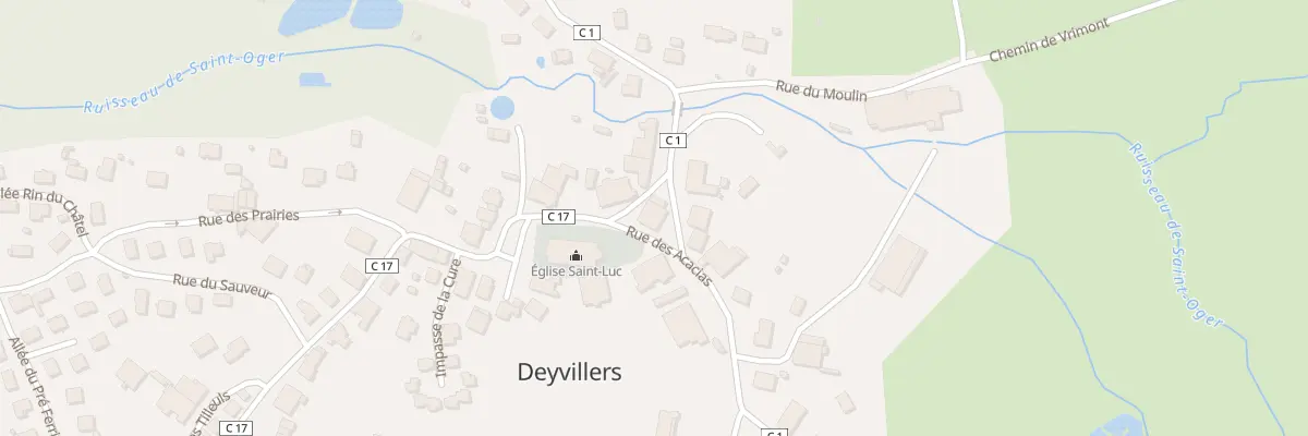 Plan du 11 Rue des Acacias à Deyvillers