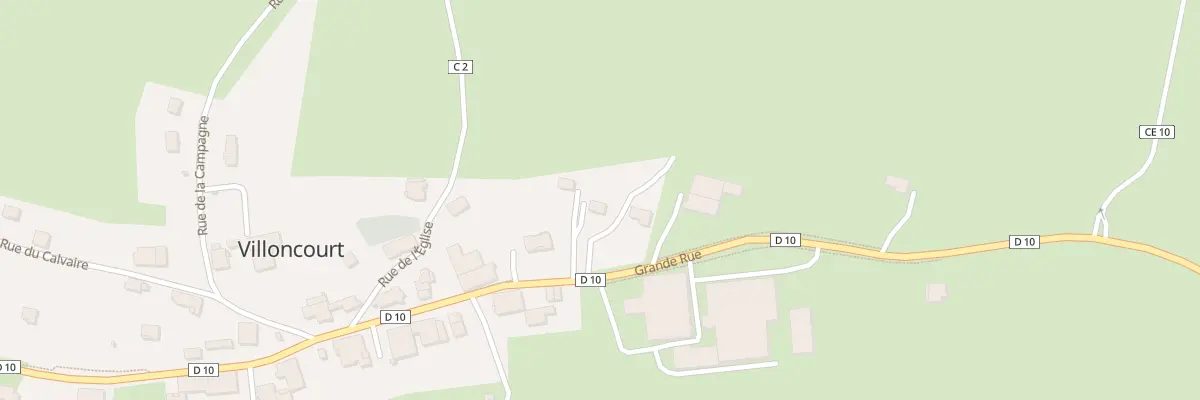 Plan du 33 Gr Grande Rue à Villoncourt