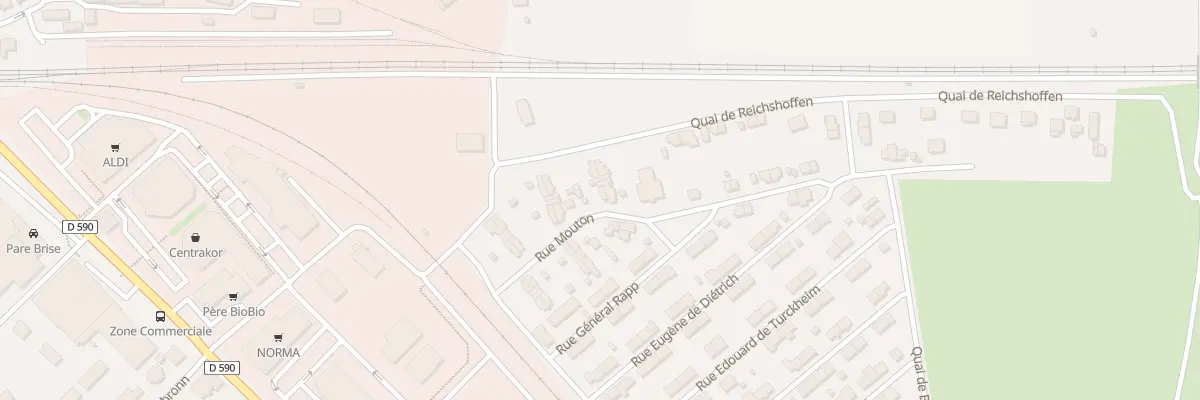 Plan du 17 Rue du General Mouton à Lunéville