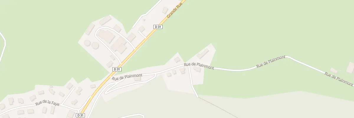 Plan du 1 Sur la Vie de Plainmont à La Sommette