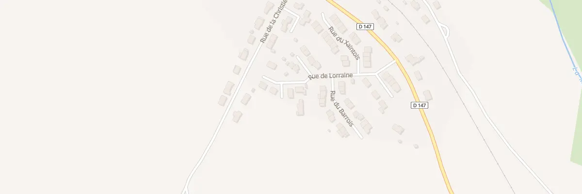 Plan du 3 Rue de Lorraine à Gerbéviller