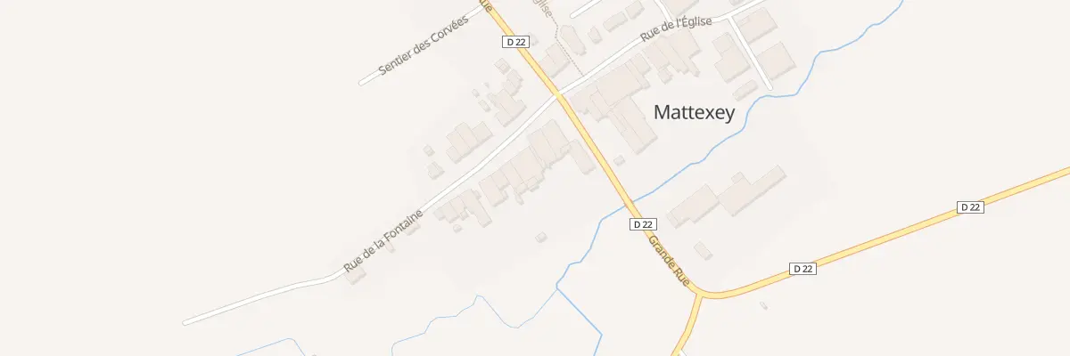 Plan du 13 Rue de la Fontaine à Mattexey