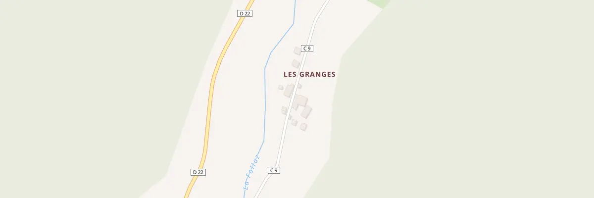 Plan du 1061 Rte des Granges à Lullin