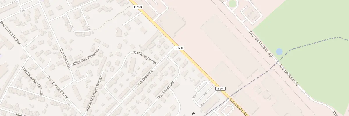 Plan du 3 Rue Béatrice à Lunéville